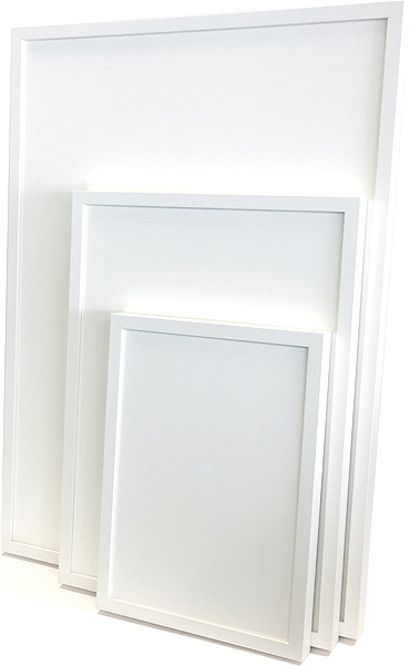 white poster frames